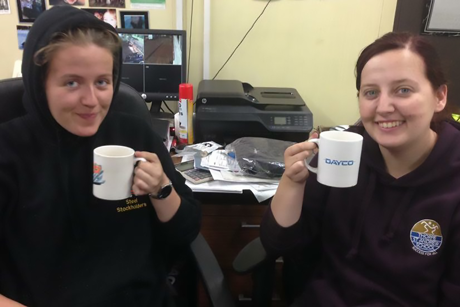 Beki-Chloe Beki & Chloe helping out at ESTS